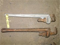 2-Ridgid & MCC 24" pipe wrenches
