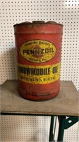 6 1/4 Gallon Pennzoil Can