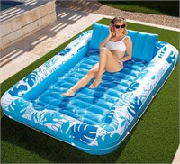 Sloosh Inflatable Tanning Pool Lounger Float-XL, 8