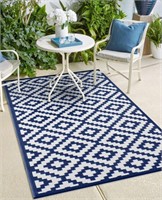 Green Decore Recycled Nirvana Navy White Outdoor R