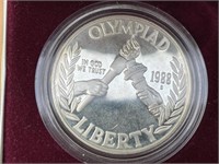 1988-S Olympic Silver Dollar Proof (0.8594 ASW)