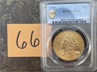 1900 Liberty Head Gold Double Eagle PCGS MS64