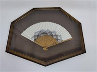 Vintage Framed Hand Fan