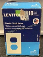 Leviton Plastic Wallplates Light Almond