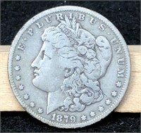 1879-O Morgan Silver Dollar, VF