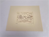 Sandy Ingersoll Montana Deer Engraving