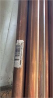 (5) Pieces 3/4" x 10' Copper Pipe