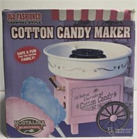 Old fashioned carnival style cotton candy maker