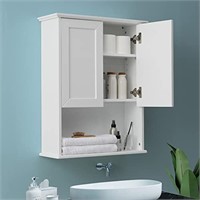 VANIRROR Bathroom Wall Cabinet Wooden Medicine Cab