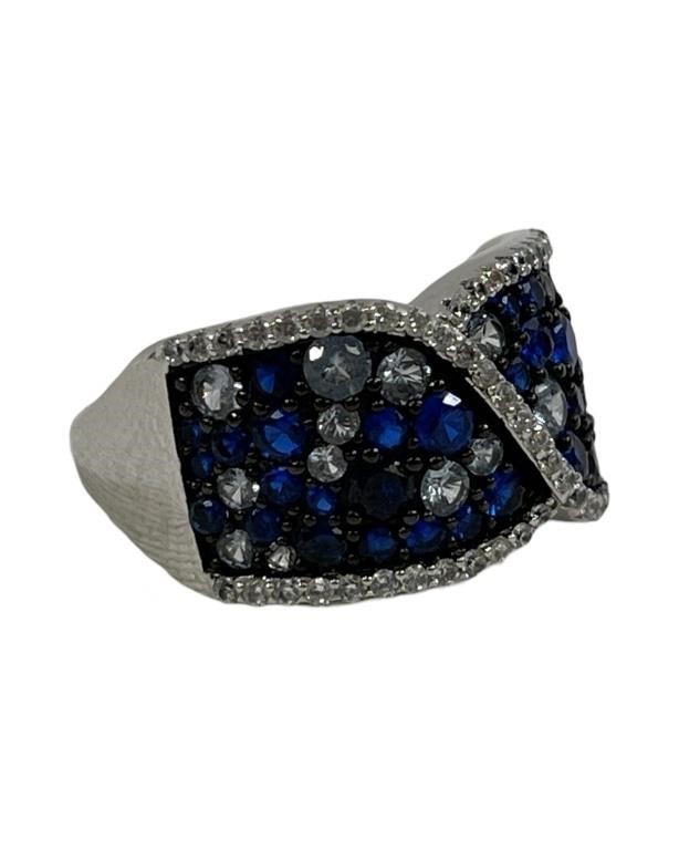 .925 Silver Gemstone Ladies Ring