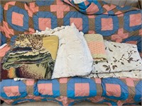 Collection of Vintage Blankets & Throws