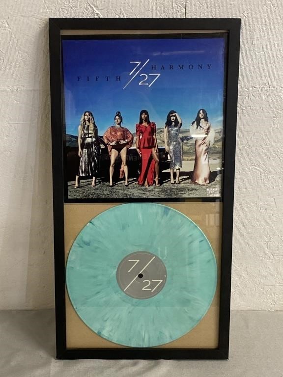 Fifth Harmony 7/27 Framed Vinyl Record LP