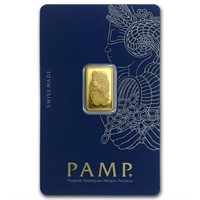 2.5g Gold Bar - Pamp Suisse Lady Fortuna Veriscan