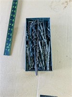 Collection of misc sized drill bits