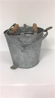 Metal mop bucket