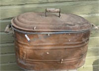 Copper boiler w/ lid