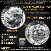 ***Auction Highlight*** 1975-d Roosevelt Dime Near