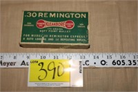 Vintage Remington .30 Rem soft point full box