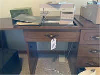 Pfafff Sewing Machine with Cabinet!!