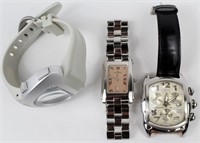 LOT OF THREE ASSORTED WATCHES -INVICATA, GEVRIL