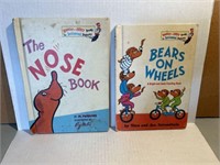 2 PC VNTAGE DR SEUSS NOSE BOOK AND BEARS ON