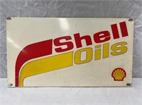 Original Shell Oils rack sign