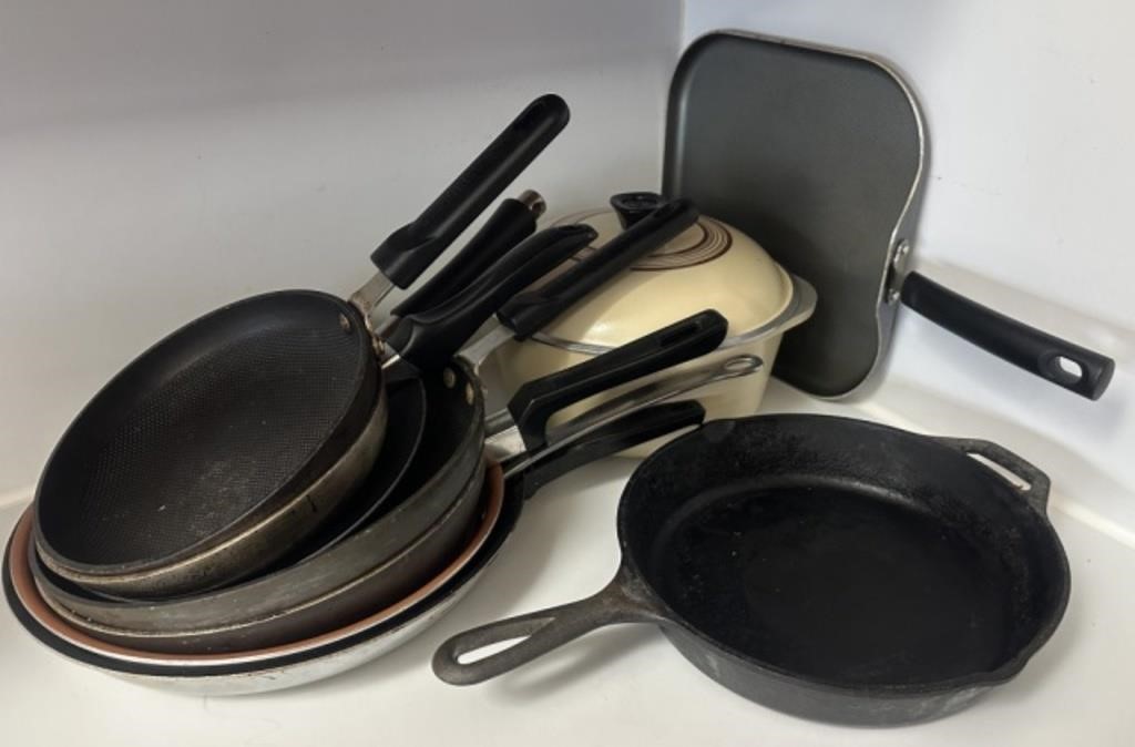 Miscellaneous Lot Of Skillets