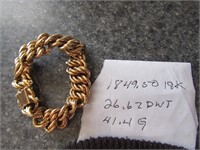 18k gold bracelet