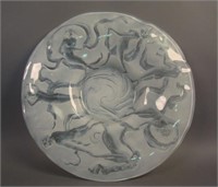 17 ¾” Consolidated Dancing Nymph Palace Platter –