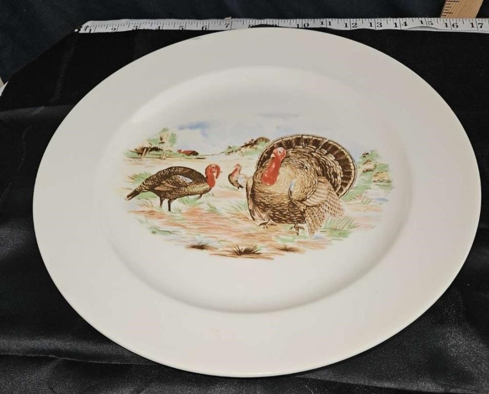 Sheffield large turkey plate