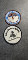 2 vintage outdoors patches