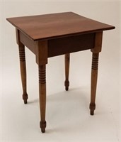 Small Antique Pine End Table or Lamp Stand