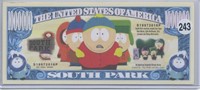 South Park Cartman One Million Dollar Novelty Note