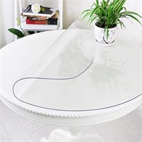 Round Clear Table Cover Protector