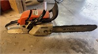 Stihl brand chainsaw, 028WB model, Owner states