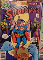 Lot of 4 VTG Superman DC Comic Books 79-81
