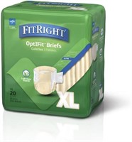 FitRight Ultra Adult Diapers X-Large 20 Count