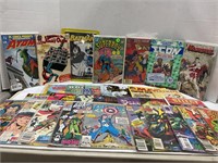 LARGE LOT OF VINTAGE COMICS, MAD MAGAZINE & MORE