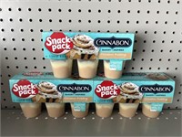 (3) 3-Pack Snack Pack Cinnabon Pudding Cups