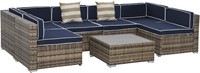 $494  Outsunny 7-Piece Patio Furniture Set  Outdoo