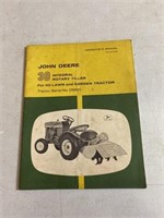 John Deere 30 rotary tiller manual