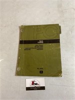 John Deere 110 and 110 H parts catalog
