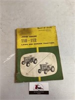 110 and 112 John Deere lawn tractors owners