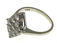 14K WG Diamond Ring Size 6.5