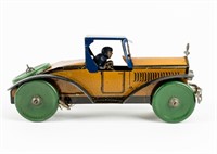 1920s Era Marx Tin Litho Stutz Bearcat Racer Toy