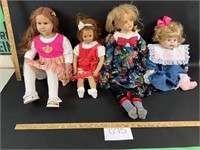 Lot of 4 dolls-see description