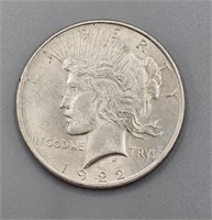 1922 U.S. Silver Peace Dollar