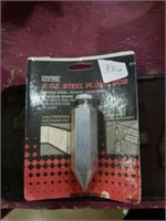 8oz steel plumb