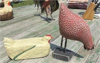 2-  Folk Art Chickens