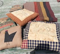 Country Decorative Pillows & Material